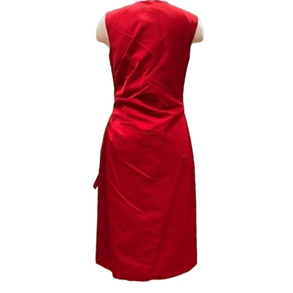 LIDA BADAY Asymmetrical Radzimir Dress LRD Little Red Dress 10 - Picture 3 of 7